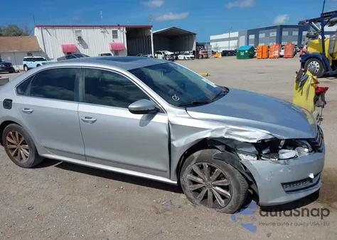 2012 Volkswagen Passat 2.5L Sel from USA, damaged, VIN 1VWCP7A37CC037508